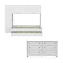 Ver imagem 7 de Quarto Infantil Modulado Bicama com Guarda-Roupa e Cômoda Pulse Multimóveis MP4860 Branco
