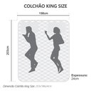 Ver imagem 6 de Colchão King Orthoflex Espuma Cecina St 203x198x24 Cm