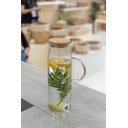 Ver imagem 2 de Jarra de Servir de Vidro Borossilicato com Tampa em Bambu Yoi 1150ml