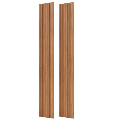 Painel Ripado 89,5cm x 250cm Dalla Costa Marrom/Freijó Madeirado