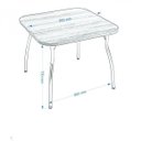 Ver imagem 2 de Mesa Quadrada com Tampo em MDP 4007 