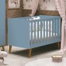 Berço Retrô Ayla Azul Fosco - Reller Móveis - 2