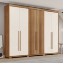 Ver imagem 7 de Guarda Roupa Casal 6 Portas 4 Gavetas Flex Henn