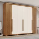 Ver imagem 2 de Guarda Roupa Casal 6 Portas 4 Gavetas Flex Henn