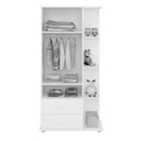 Ver imagem 7 de Quarto de Bebê Completo Algodão Doce com Guarda-Roupa 2 Portas, Cômoda e Berço Espresso Móveis