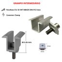Ver imagem 5 de Kit Estrutura Suporte Fixador Linha C para 07 Placas Solar Alumínio e Inox Telha Cerâmica e Cimento