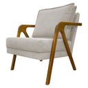 Ver imagem 6 de Kit 2 Poltronas Decorativas Reforçadas Shine para Sala Recepção Escritório Tecido Bouclé Premium