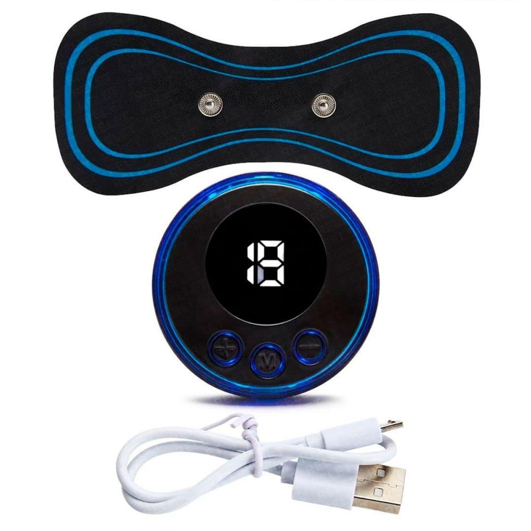 Massageador Eletroestimulador Portátil Recarregável Tens Dor - 4