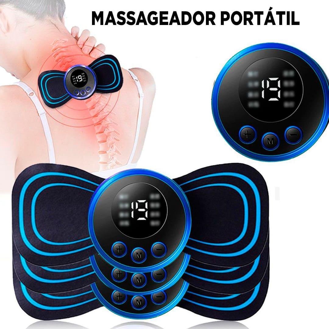 Massageador Eletroestimulador Portátil Recarregável Tens Dor - 5