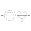 Ver imagem 5 de Kit Poltrona Decorativa Concha c/Almofada e Puff Boucle Rosê Abobora - Montanaris Decor
