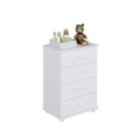 Ver imagem 3 de Quarto de Bebe Completo Algodão Doce com Guarda-Roupa 2 Portas, Cômoda e Berço Espresso Móveis