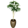 Arvore Planta Artificial Folhagem Dracena 164cm Verde Grande - 1