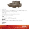 Sofá Retrátil e Reclinável Milão 250cm com Super Pillow de 30cm com Molas Pocket - Movenzo Estofados - 5