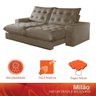 Sofá Retrátil e Reclinável Milão 250cm com Super Pillow de 30cm com Molas Pocket - Movenzo Estofados - 7