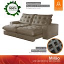 Ver mais imagens de Sofá Retrátil e Reclinável Milão 250cm com Super Pillow de 30cm com Molas Pocket - Movenzo Estofados
