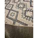 Ver imagem 4 de Tapete Geometrico Mumbai Cinza 200x150cm Tipo Kilin Tribal