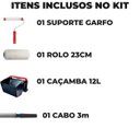 Ver imagem 5 de Rolo Pele de Carneiro 23cm + Suporte Garfo 23cm +caçamba 12l + Cabo Extensor 3m
