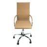 Cadeira Eames Esteirinha Presidente Escritório Boston Eames Alta - Bege - 2
