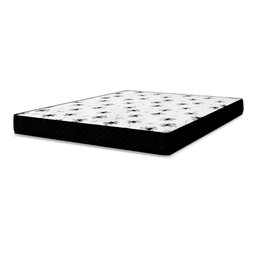 Colchão Casal 138 Extra Firme Espuma Semi Ortopédica D28 Preto Suporta até 80kg - 1