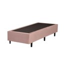 Ver imagem 1 de Base Box Solteirão King Suede Rosé 203x96x40xm