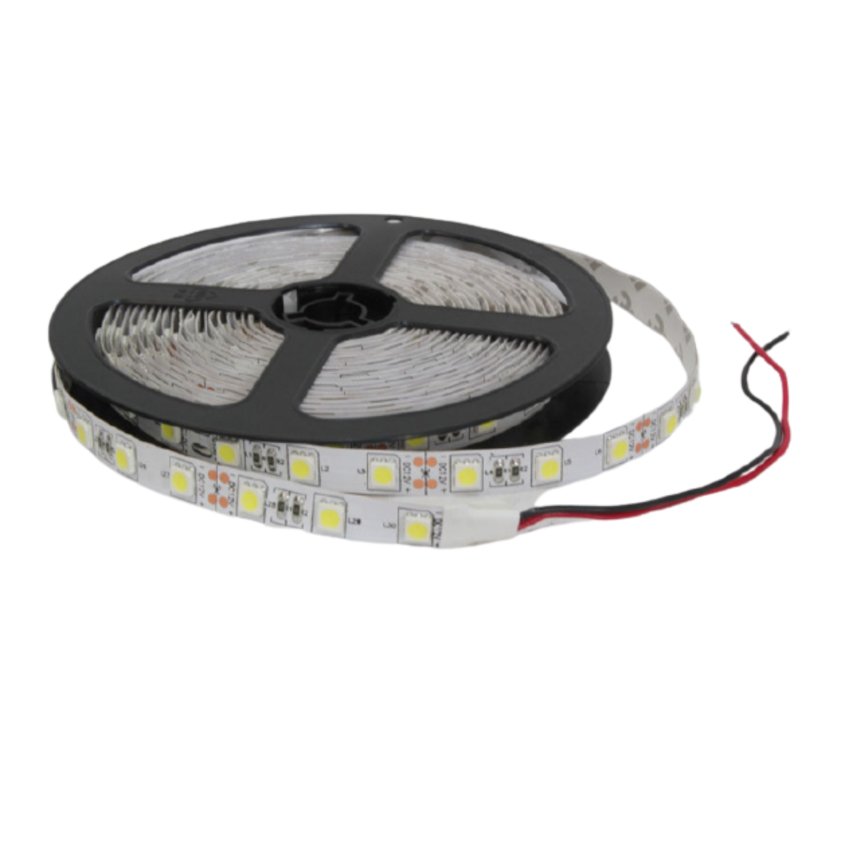 Fita Led 2835 5m 12V IP20 60 Led 2700K Branco Quente Adesiva Decoração - 3