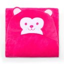 Ver imagem 1 de Manta com Capuz Buettner Microfibra Infantil Sheep 90cmx90cm Rosa Escuro