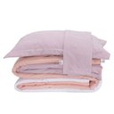 Ver imagem 3 de Kit Edredom Linho Colorful Casal King 5 Peças 100% Poliéster - Rosa