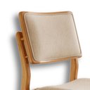 Ver imagem 6 de Conjunto com 2 Banquetas em Madeira Eloá Bege/Off White/Imbuia Marrom
