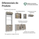 Ver imagem 4 de Armário de Cozinha Completa 270 cm Branco/Crema Agata Madesa 13