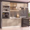 Ver imagem 1 de Armário de Cozinha Completa 270 cm Branco/Crema Agata Madesa 13