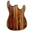 Ver imagem 3 de Tábua de corte tradicional para churrasco Madeira teca Guitarra Personalizada