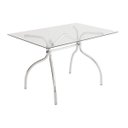 Ver imagem 4 de Mesa Retangular com Tampo de Vidro 4025