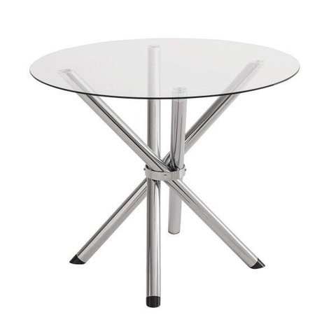 Mesa Redonda com Tampo de Vidro 4800