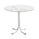 Ver imagem 1 de Mesa Redonda com Tampo de Vidro 4111 