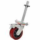 Ver imagem 2 de Roda Ajustável para Andaime 6'' com Rolamento e Trava Kit 4 un