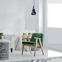 Ver imagem 3 de Luminária Pendente Direcionável Octa Plus Design Moderno Quarto Sala Praia E27:preto/110v/220v