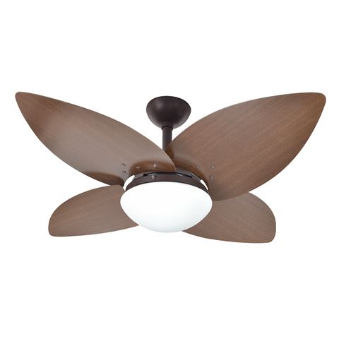 Ventilador de Teto Infinity Lótus Marrom 4 Pás Tabaco 110 V 1025 Lótus 4P