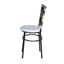 Ver imagem 4 de 6 Cadeiras para Cozinha Preta Hawai Cappuccino Premium Assento Floral Cor:floral Areia