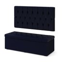 Ver imagem 2 de Kit Painel Centaurus 160 e Calçadeira Sagitarius Couro Aradecor