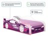 Cama Carro Menina Rosa Kids Solteiro - 2