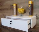 Ver imagem 2 de Console/ Penteadeira/Mesa Suspensa de 1 Gaveta com Chave