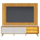 Ver imagem 6 de Rack para Sala Retrô com Painel para TV 65 pol com LED 216cm Salerno C04 Naturale Off White Matte