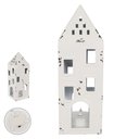 Ver imagem 1 de Decoração Casa Metal com Vela de LED 9,5D Branco Florarte Flor Arte