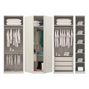 Ver imagem 5 de Guarda Roupa Casal De Canto 6 Portas E Legno Crema