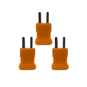 Kit 3 Conector Mini Tipo K Macho Adaptador Utilizado Sensor S01K A S09K Instrutherm