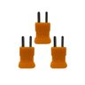 Kit 3 Conector Mini Tipo K Macho Adaptador Utilizado Sensor S01K A S09K Instrutherm - 1