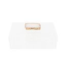 Ver imagem 1 de Caixa Porta Chá/especiarias em Acrílico com Pedra Quartzo com Dourado