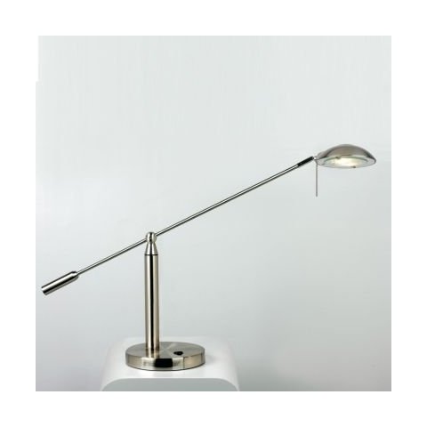 Luminaria de Mesa em Aco 73cmh 1xg9- Al Esc Bella Luminaria Leitura