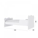 Ver imagem 6 de Conjunto Infantil Arco Íris com Guarda-Roupa 5 Portas e Mini Cama Infantil Espresso Móveis Branco