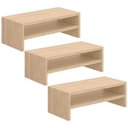 Ver imagem 2 de Kit 03 Suportes para Monitor Stand Home Office Lap 63 cm L03 Amadeirado - Lyam